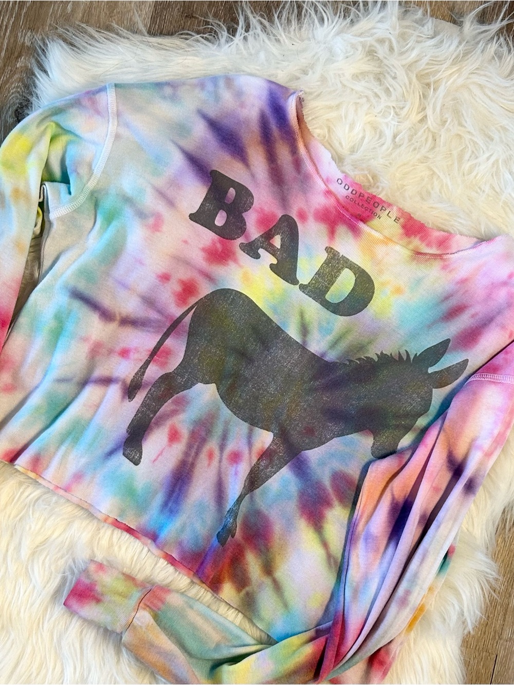 Odd People Tie Dye Collection BAD A** Tshirt Distressed